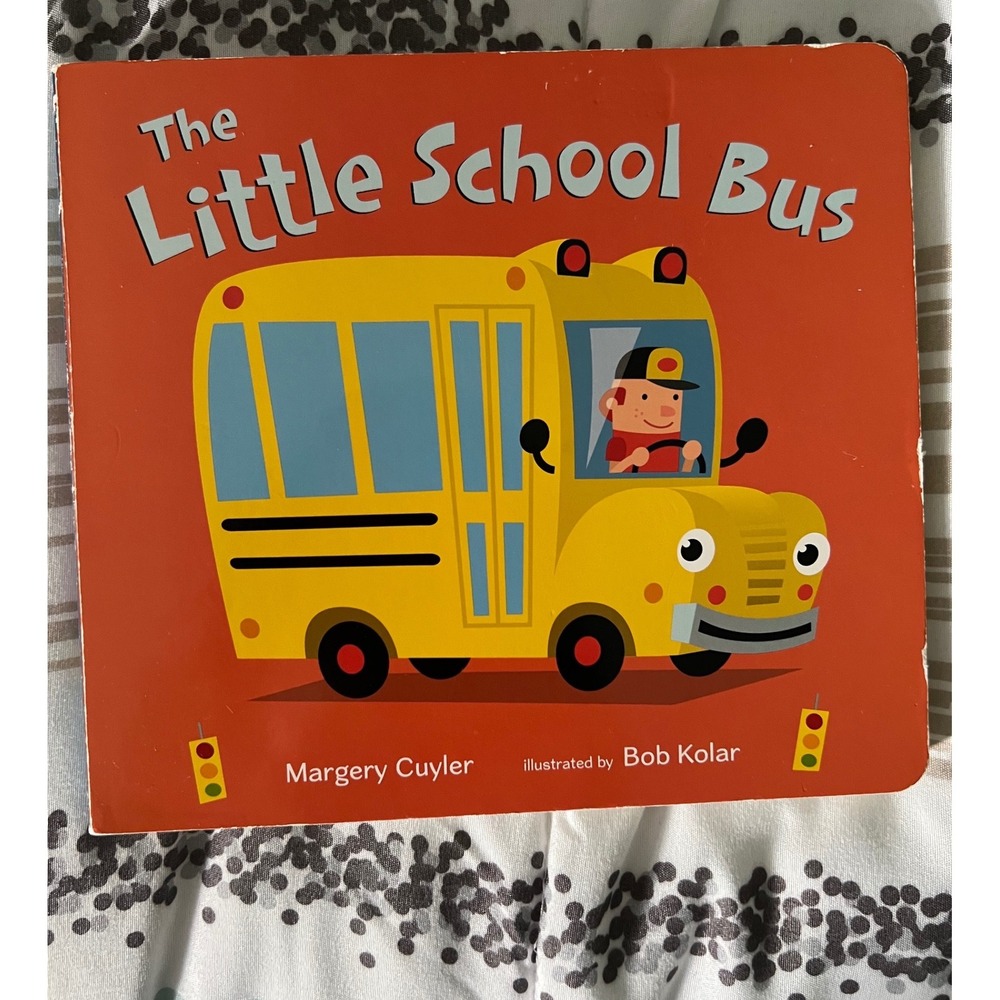 The Little School Bus Board Book Margery Cuyler Bob Kolar Kids Storybook 2018